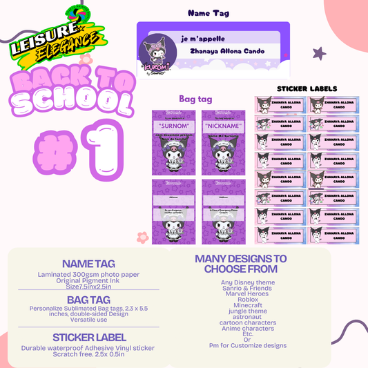 Back to School  Bundle #1